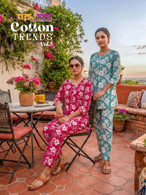 Tips & tops cotton trends vol 5 coord set bulk purchase online